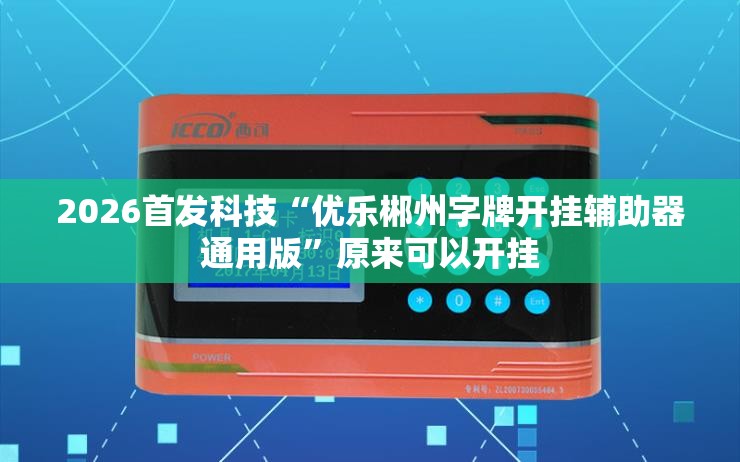 2026首发科技“优乐郴州字牌开挂辅助器通用版”原来可以开挂