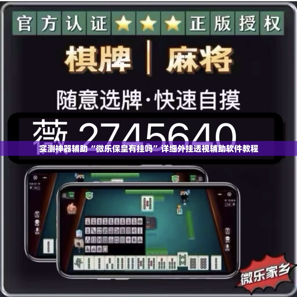 实测神器辅助“微乐保皇有挂吗”详细外挂透视辅助软件教程