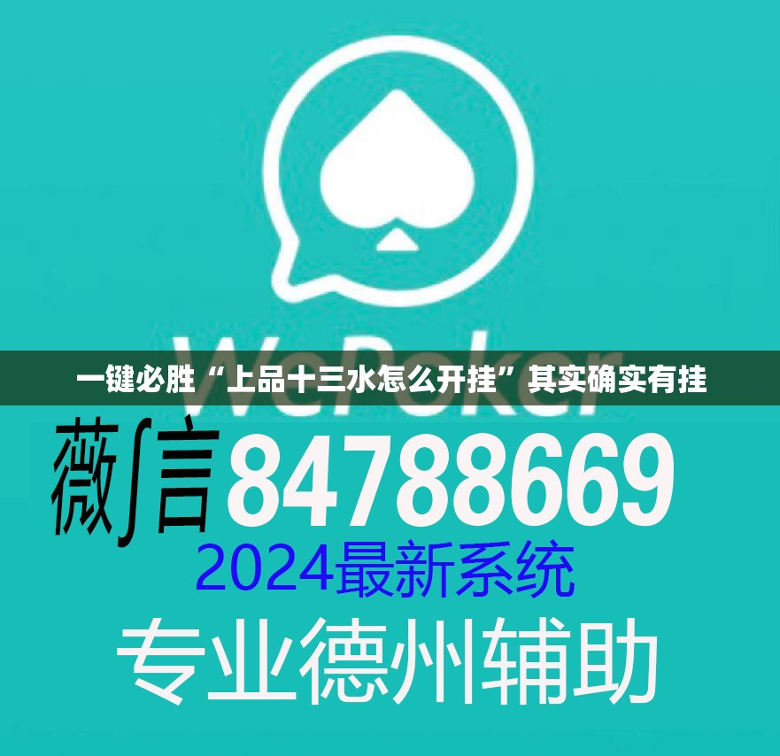 一键必胜“上品十三水怎么开挂”其实确实有挂
