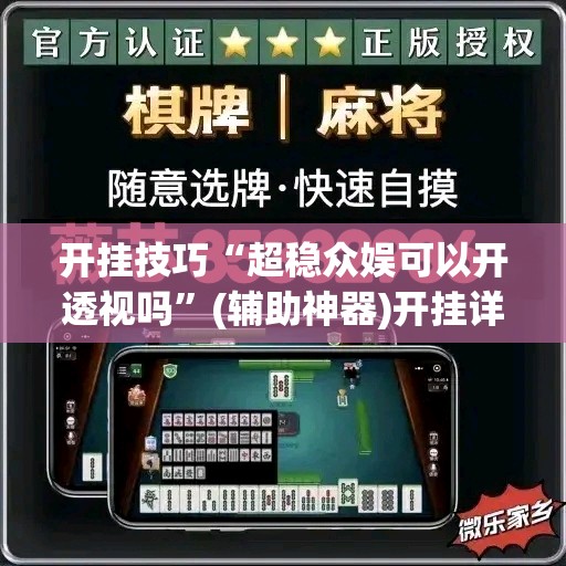 开挂技巧“超稳众娱可以开透视吗”(辅助神器)开挂详细教程