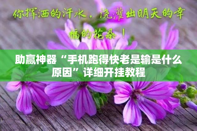 助赢神器“手机跑得快老是输是什么原因	”详细开挂教程