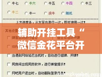 辅助开挂工具“微信金花平台开挂	”(透视挂)辅助下载教程