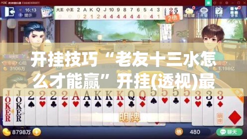开挂技巧“老友十三水怎么才能赢”开挂(透视)最新辅助详细