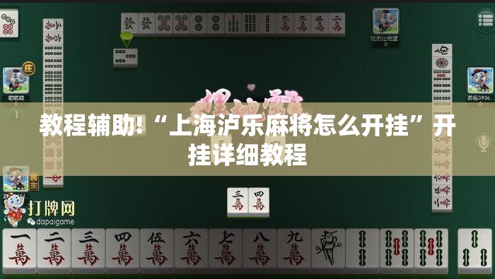 教程辅助!“上海泸乐麻将怎么开挂”开挂详细教程