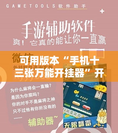 可用版本“手机十三张万能开挂器”开挂辅助脚本+详细开挂安装教程