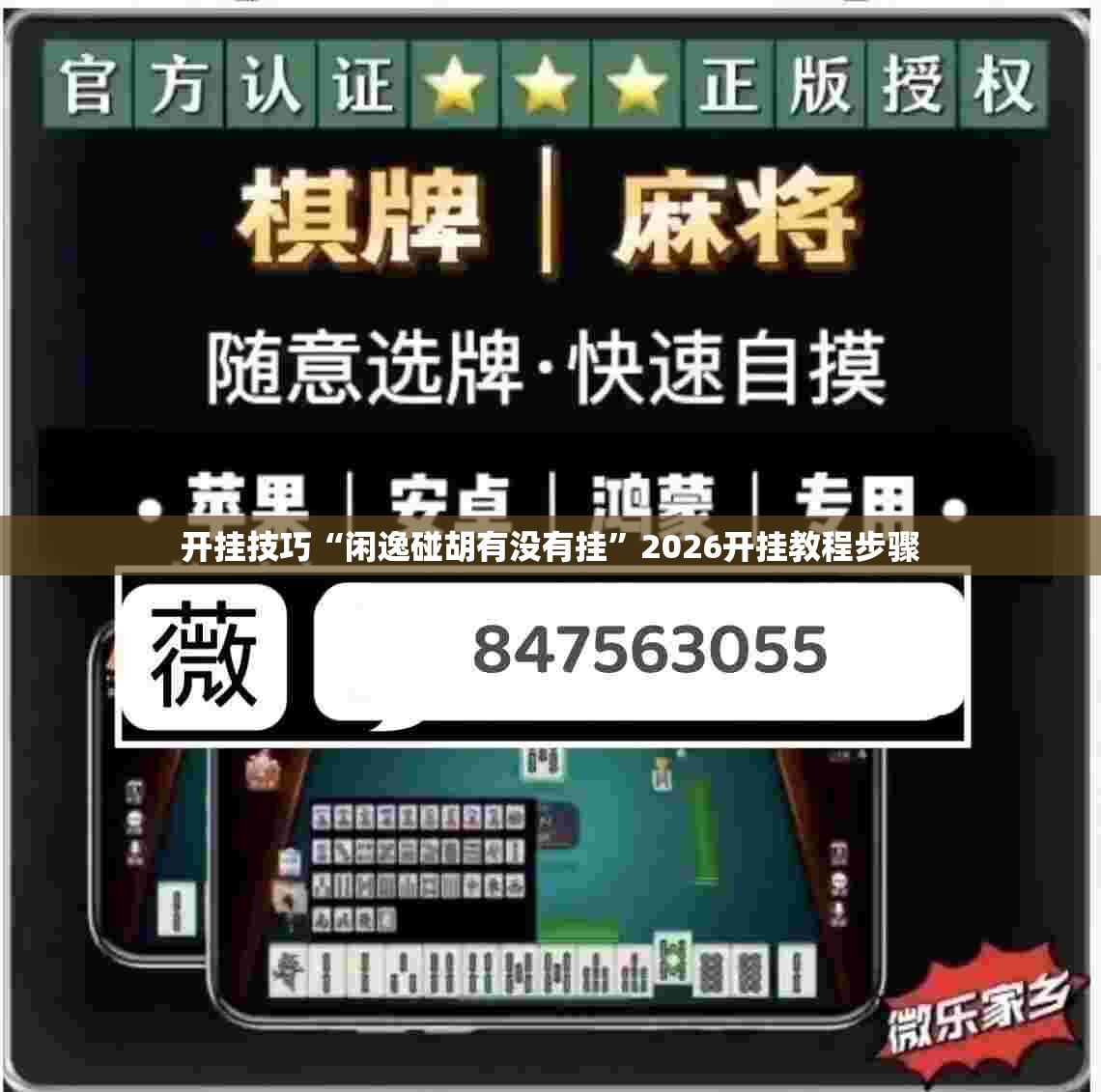 开挂技巧“闲逸碰胡有没有挂”2026开挂教程步骤