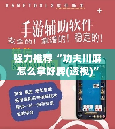 强力推荐“功夫川麻怎么拿好牌(透视)”开挂辅助脚本+详细开挂安装教程