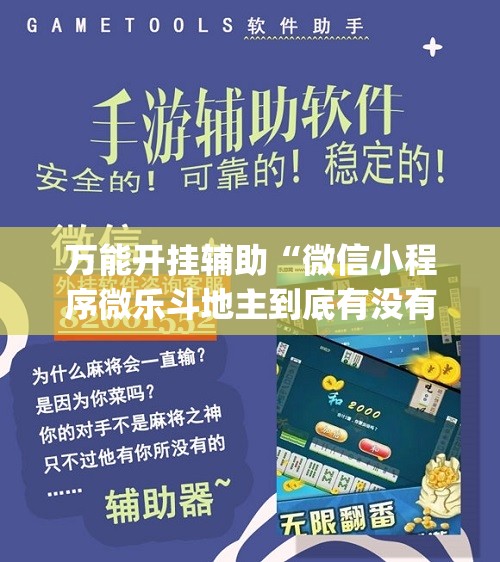 万能开挂辅助“微信小程序微乐斗地主到底有没有挂(透视)”开挂辅助脚本+详细开挂安装教程