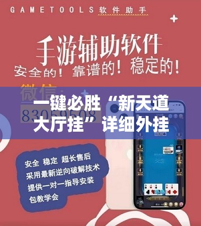 一键必胜“新天道大厅挂”详细外挂透视辅助软件教程