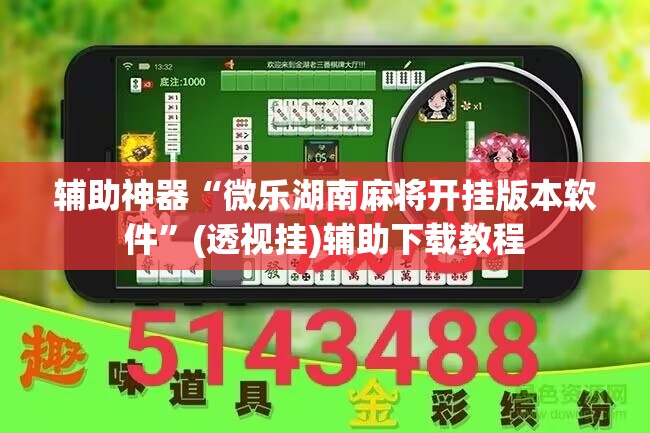 辅助神器“微乐湖南麻将开挂版本软件”(透视挂)辅助下载教程
