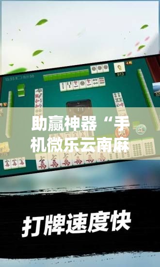 助赢神器“手机微乐云南麻将万能开挂神器”开挂(透视)辅助神器