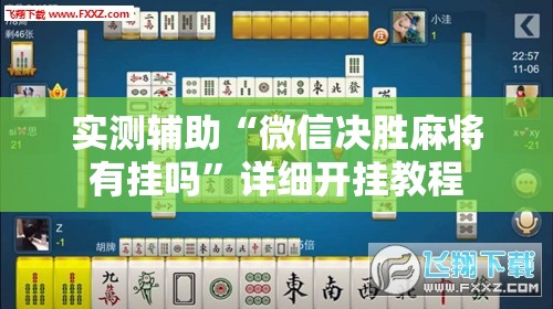 实测辅助“微信决胜麻将有挂吗”详细开挂教程