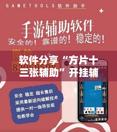 软件分享“方片十三张辅助”开挂辅助脚本+详细开挂安装教程