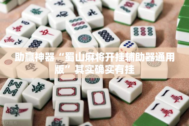 助赢神器“蜀山麻将开挂辅助器通用版”其实确实有挂