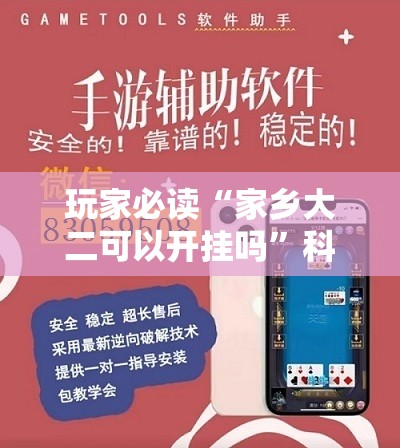 玩家必读“家乡大二可以开挂吗	”科技辅助神器手机版