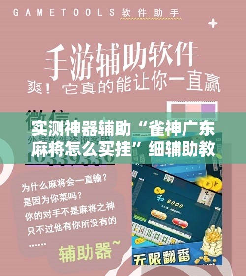 实测神器辅助“雀神广东麻将怎么买挂	”细辅助教程分享