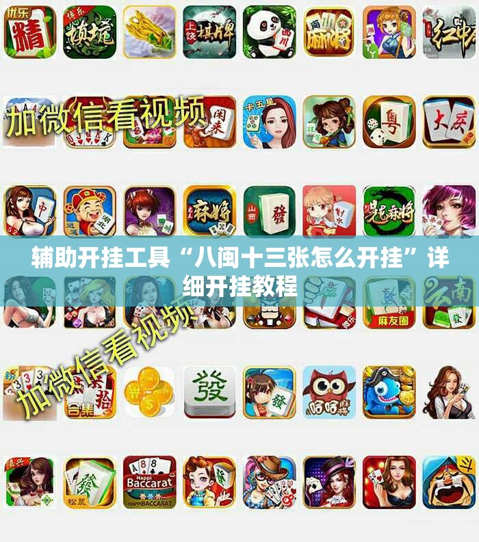 辅助开挂工具“八闽十三张怎么开挂”详细开挂教程