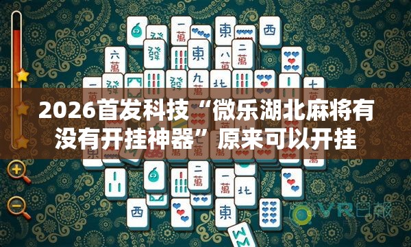 2026首发科技“微乐湖北麻将有没有开挂神器	”原来可以开挂