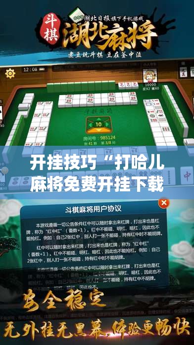 开挂技巧“打哈儿麻将免费开挂下载”开挂(透视)辅助教程