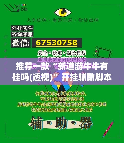 推荐一款“新道游牛牛有挂吗(透视)	”开挂辅助脚本+详细开挂安装教程