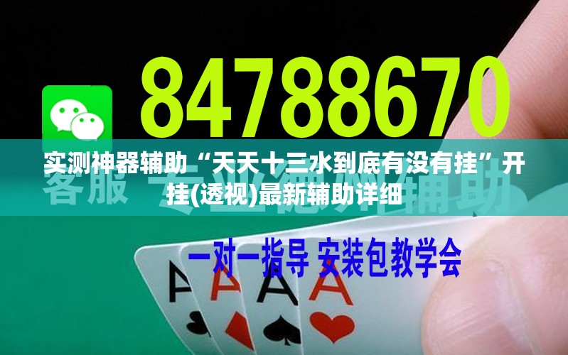 实测神器辅助“天天十三水到底有没有挂	”开挂(透视)最新辅助详细