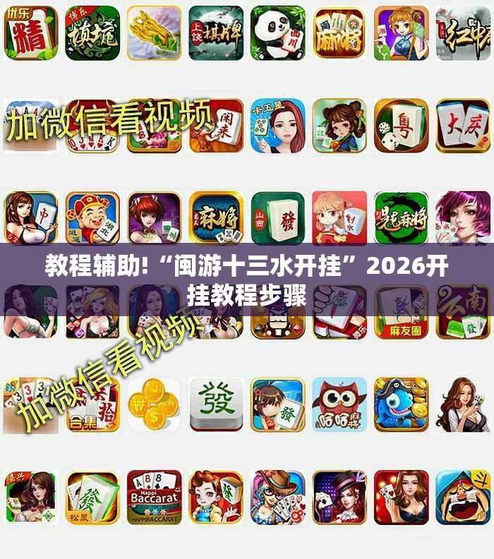 教程辅助!“闽游十三水开挂	”2026开挂教程步骤