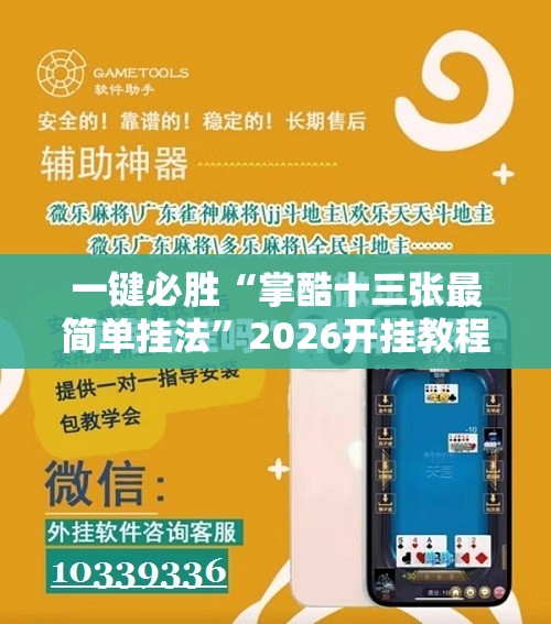 一键必胜“掌酷十三张最简单挂法”2026开挂教程步骤