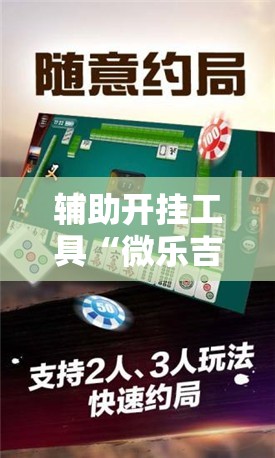 辅助开挂工具“微乐吉林麻将有挂吗”2026开挂教程步骤
