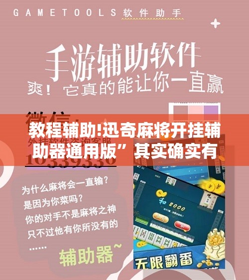 教程辅助!迅奇麻将开挂辅助器通用版	”其实确实有挂