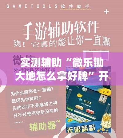 实测辅助“微乐锄大地怎么拿好牌”开挂(透视)辅助教程