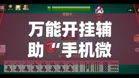 万能开挂辅助“手机微乐麻将怎么控制输赢”详细外挂透视辅助软件教程