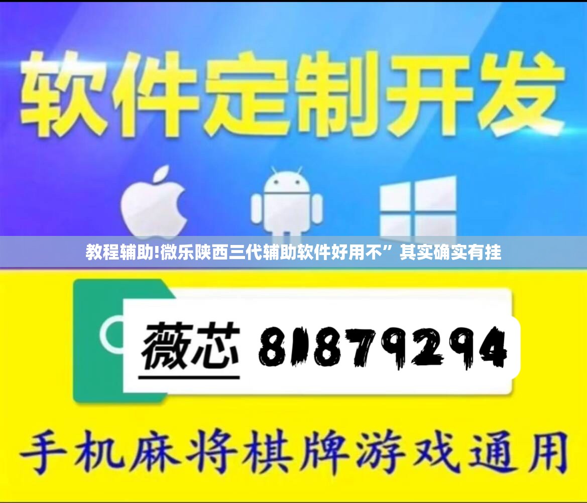 教程辅助!微乐陕西三代辅助软件好用不”其实确实有挂