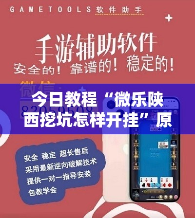 今日教程“微乐陕西挖坑怎样开挂	”原来可以开挂