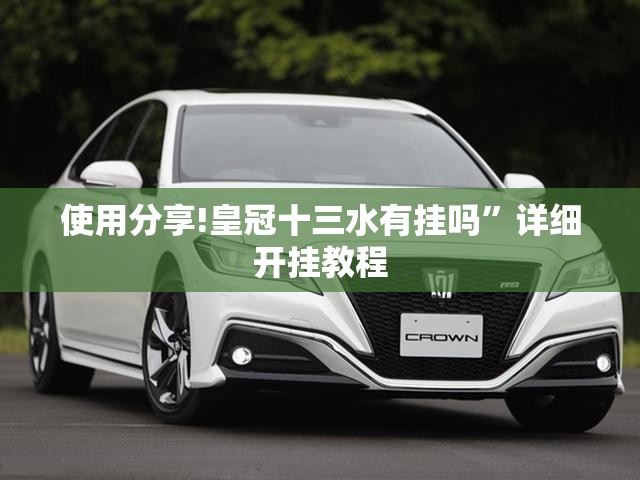 使用分享!皇冠十三水有挂吗”详细开挂教程