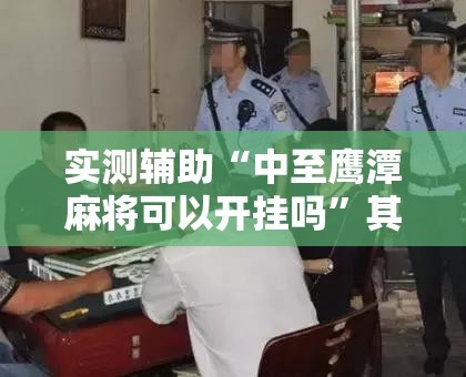 实测辅助“中至鹰潭麻将可以开挂吗”其实确实有挂