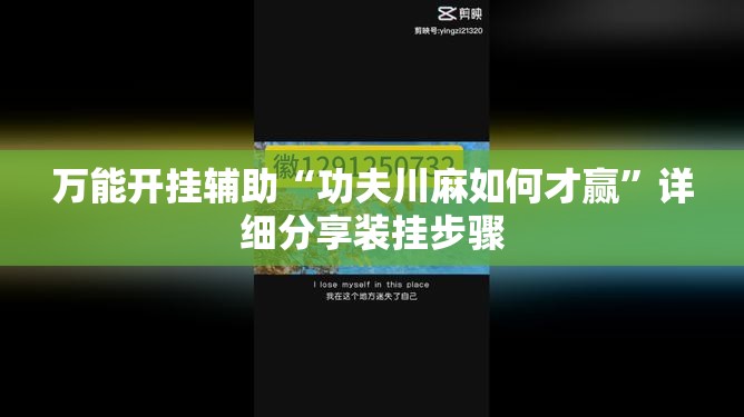 万能开挂辅助“功夫川麻如何才赢”详细分享装挂步骤