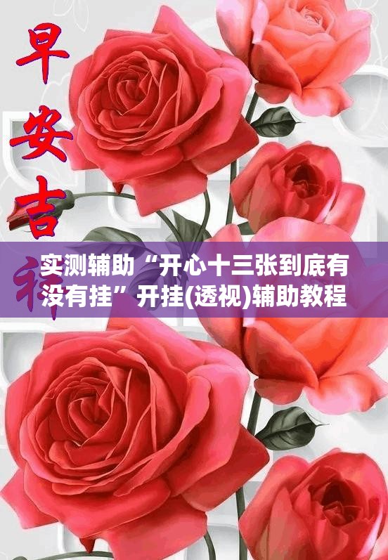 实测辅助“开心十三张到底有没有挂”开挂(透视)辅助教程