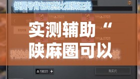 实测辅助“陕麻圈可以开挂吗”开挂详细教程