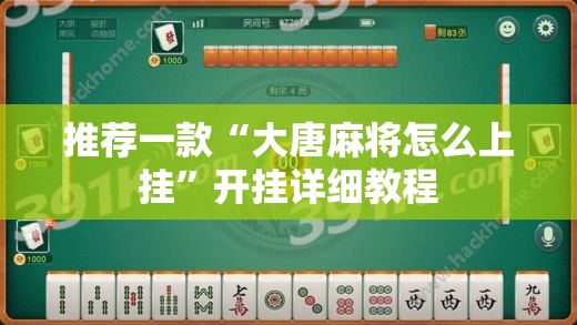 推荐一款“大唐麻将怎么上挂	”开挂详细教程