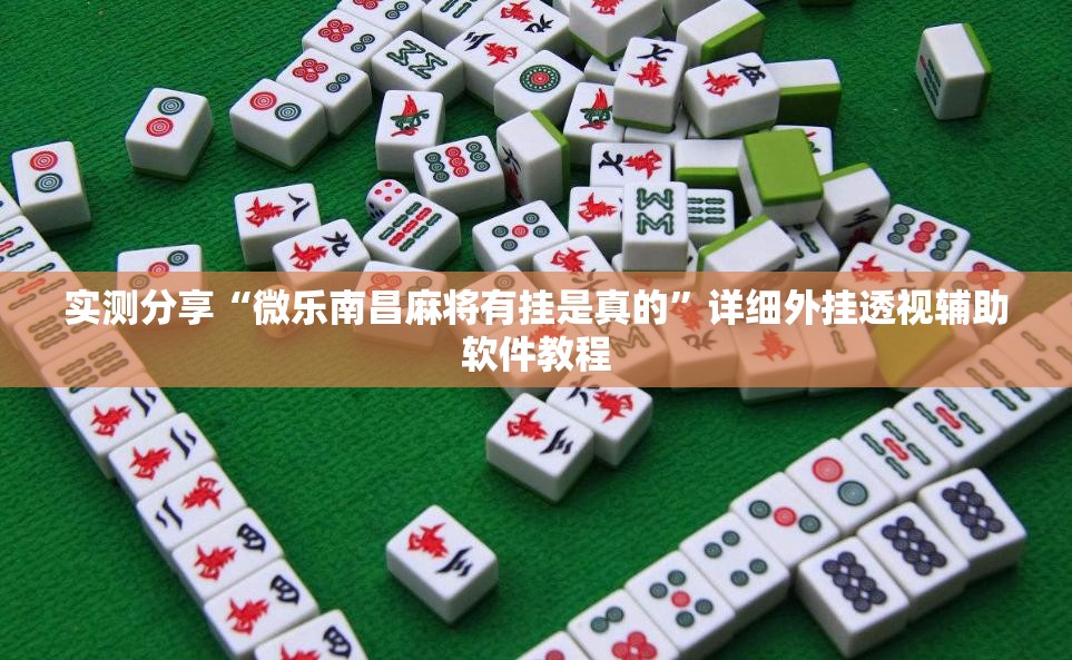 实测分享“微乐南昌麻将有挂是真的”详细外挂透视辅助软件教程