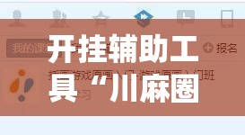 开挂辅助工具“川麻圈外卦辅助软件下载”开挂(透视)辅助神器