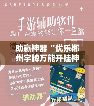 助赢神器“优乐郴州字牌万能开挂神器”开挂详细教程
