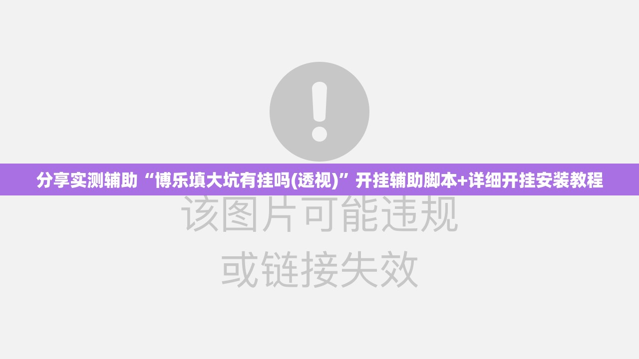 分享实测辅助“博乐填大坑有挂吗(透视)”开挂辅助脚本+详细开挂安装教程