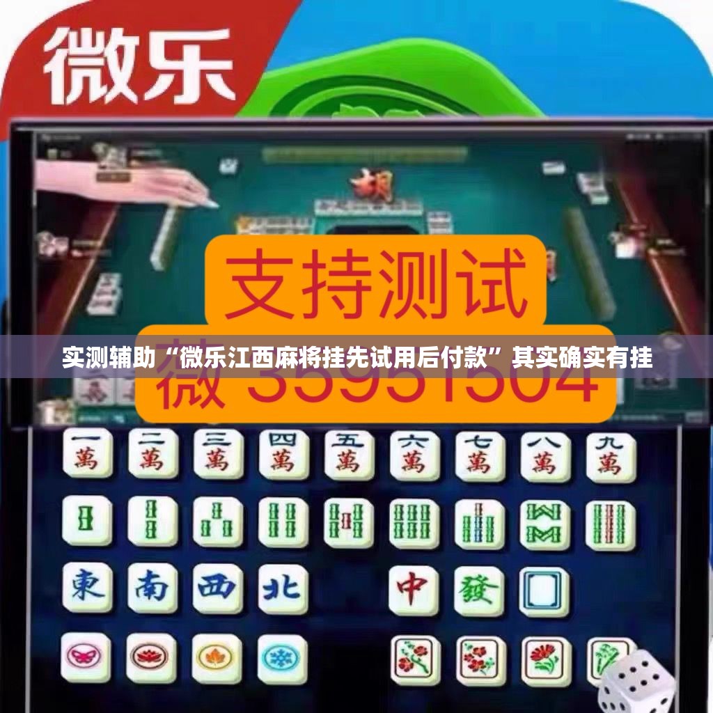 实测辅助“微乐江西麻将挂先试用后付款	”其实确实有挂
