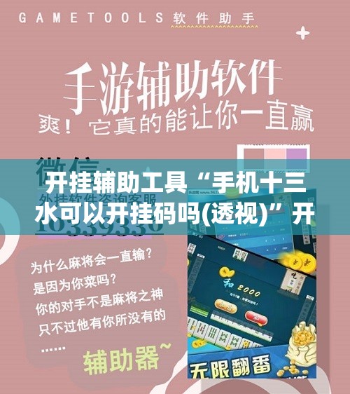 开挂辅助工具“手机十三水可以开挂码吗(透视)	”开挂辅助脚本+详细开挂安装教程