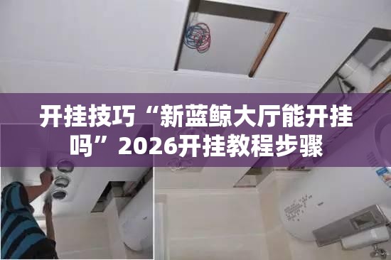 开挂技巧“新蓝鲸大厅能开挂吗”2026开挂教程步骤