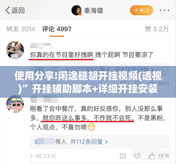 使用分享!闲逸碰胡开挂视频(透视)”开挂辅助脚本+详细开挂安装教程