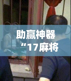 助赢神器“17麻将大菠萝提高胜率”开挂(透视)最新辅助详细