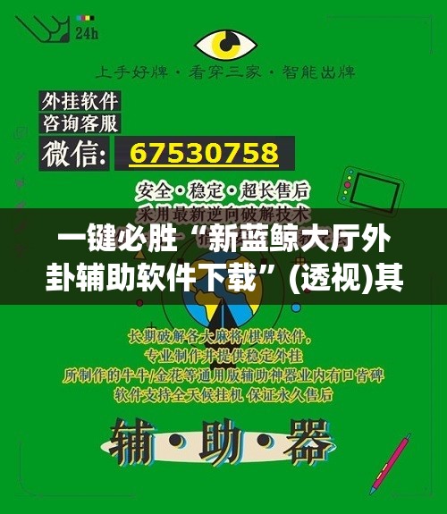一键必胜“新蓝鲸大厅外卦辅助软件下载	”(透视)其实确实有挂