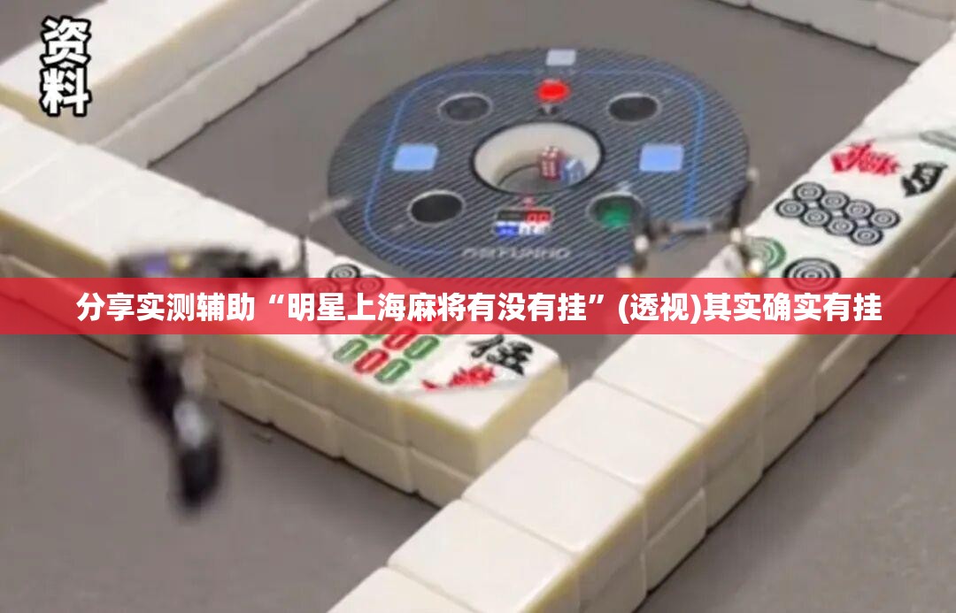分享实测辅助“明星上海麻将有没有挂”(透视)其实确实有挂